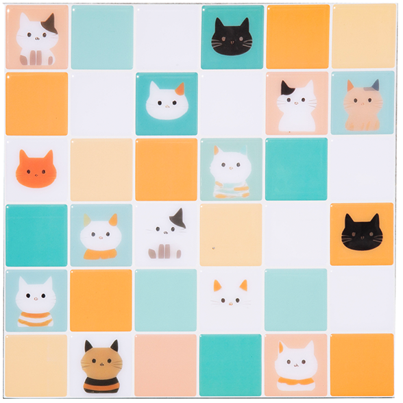 Cute Cat Pattern Peel and Stick Wallpaper