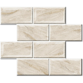 Subway Tile Peel and Stick Backsplash - Beige Slate