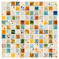 3D Colorful Mosaic Peel and Stick Wall Vinyl Tile