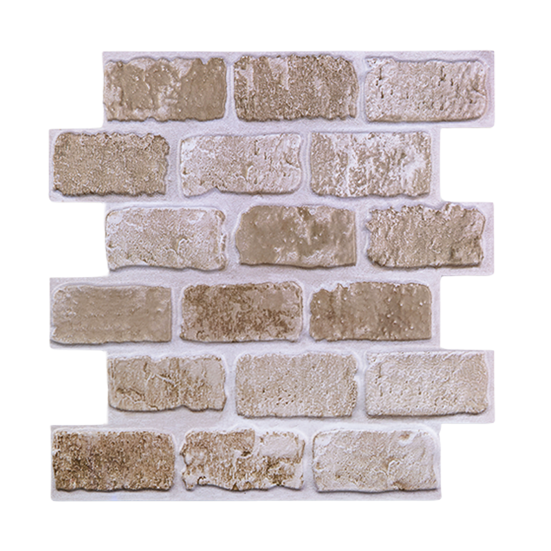 3D Copper Brick Peel and Stick Wall Tile