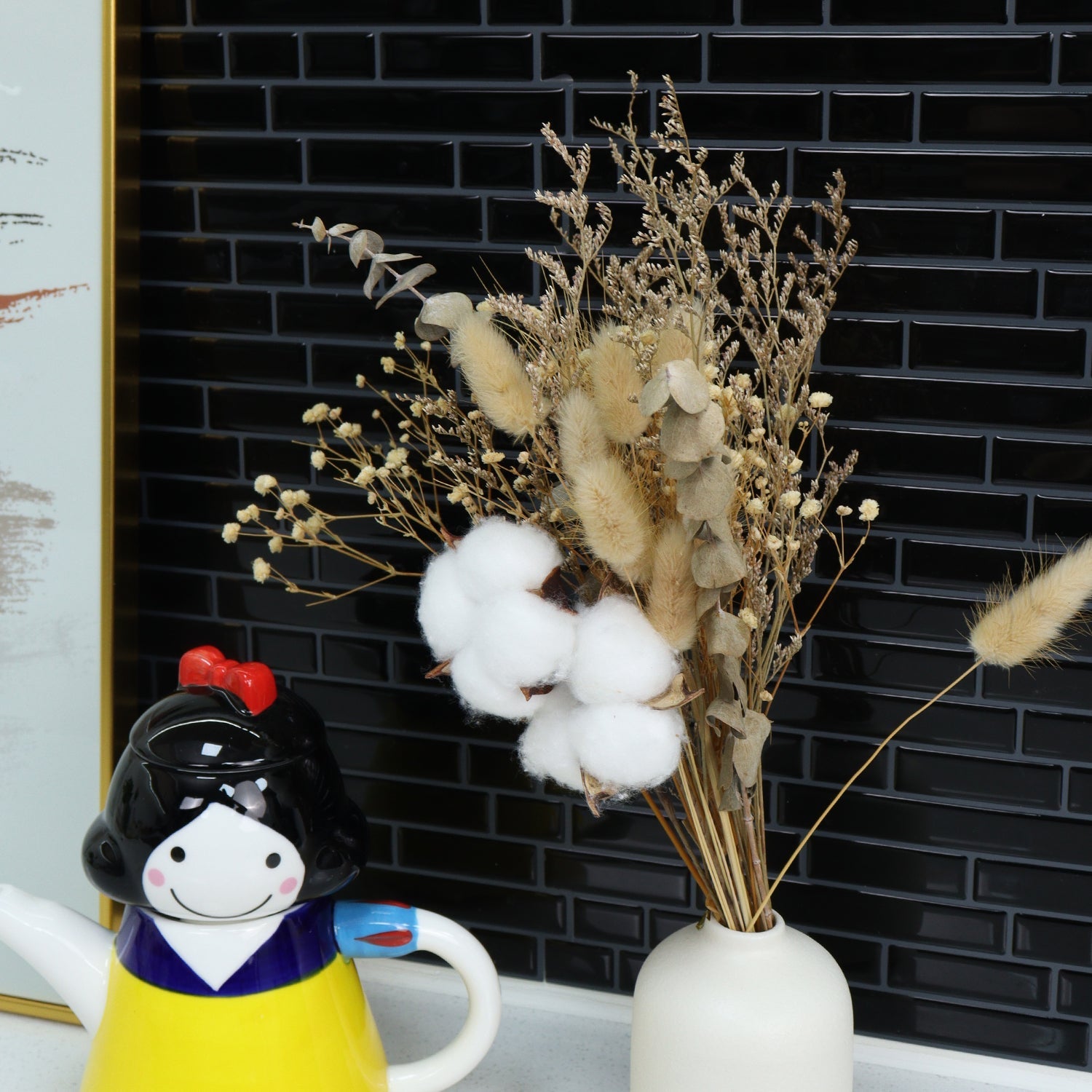 Linear Blend Backsplash - Black