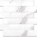 2''x4'' Subway Peel and Stick Tiles Sheeted - Calacatta