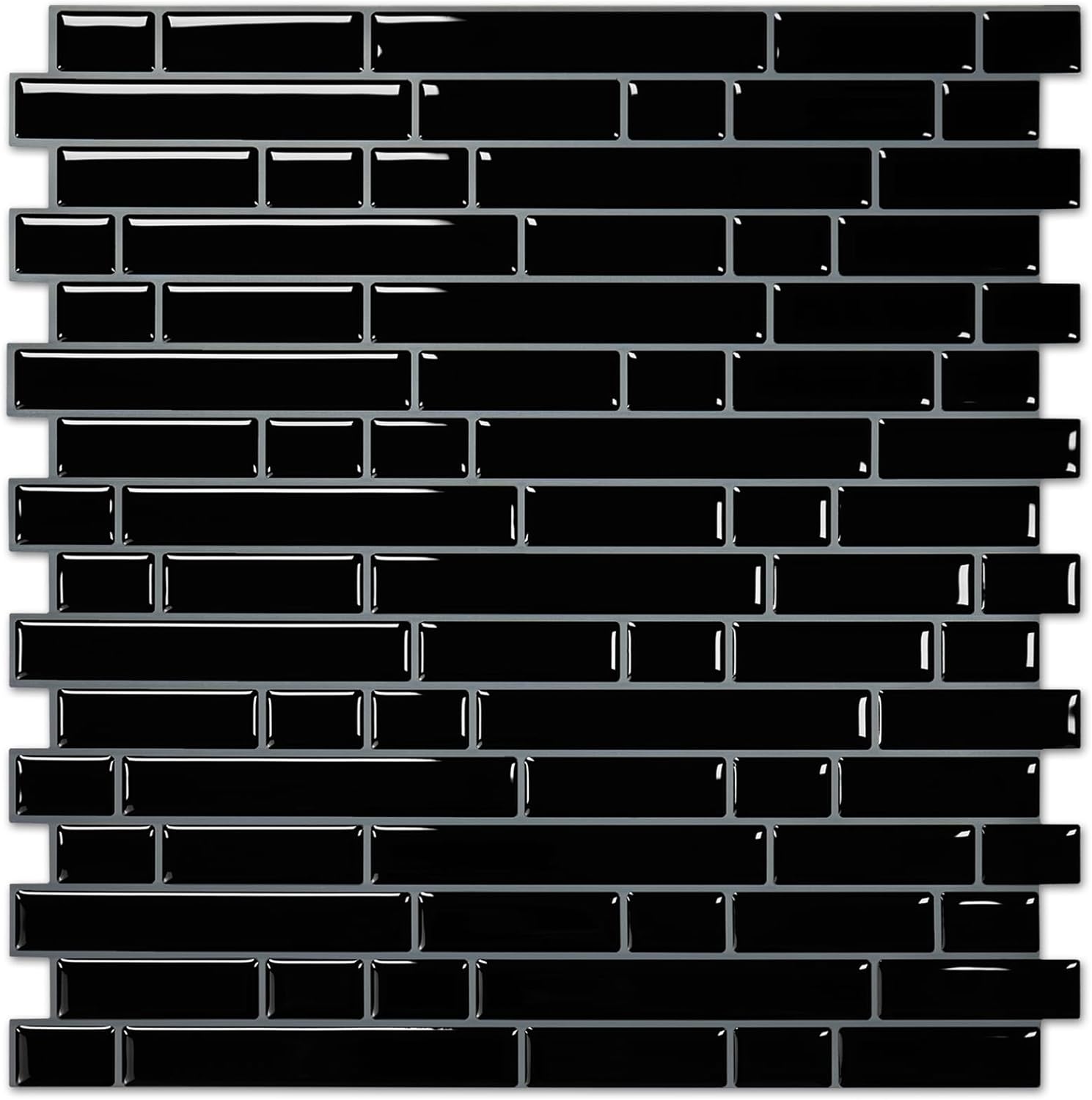 Linear Blend Backsplash - Black