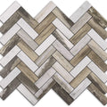 2022 Herringbone Wall Tile - Gold Wood Grain Marble