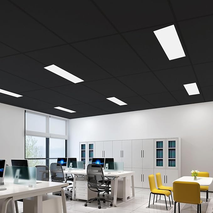 PVC Decorative Ceiling Panel 80 Sq. Ft - Black