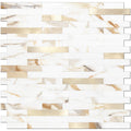 Faux Stone Mixed Metal Linear Blend - Calacatta Gold Mixed Metal Gold