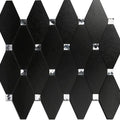 PVC Mixed Glass Mosaic Tile Backsplash - Black